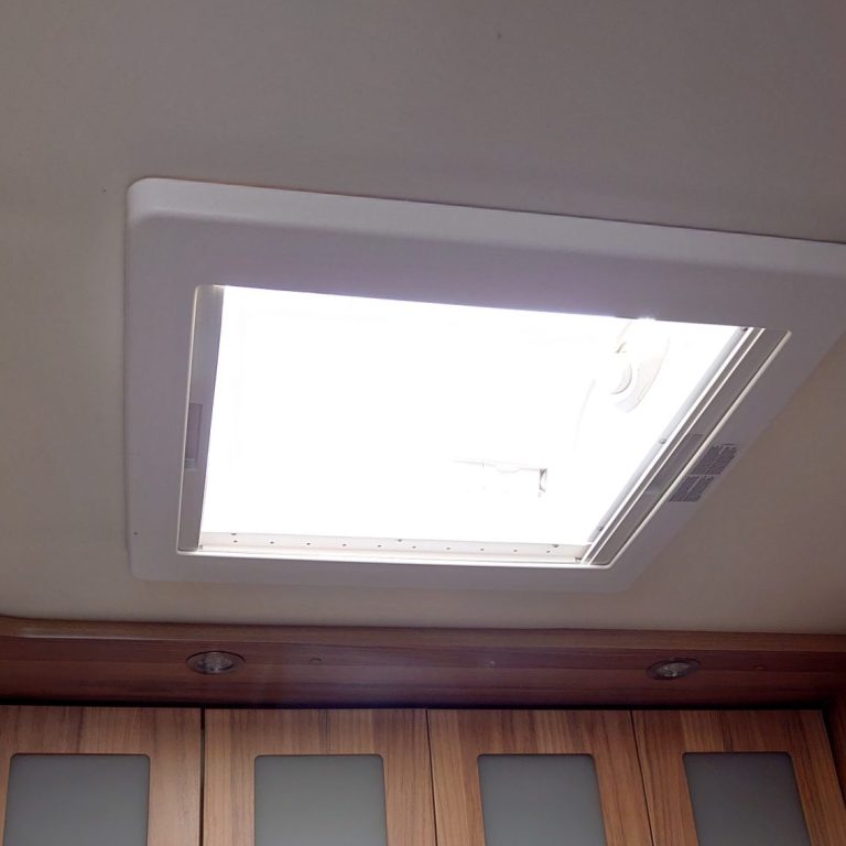 Caravan Roof Lights Replaced